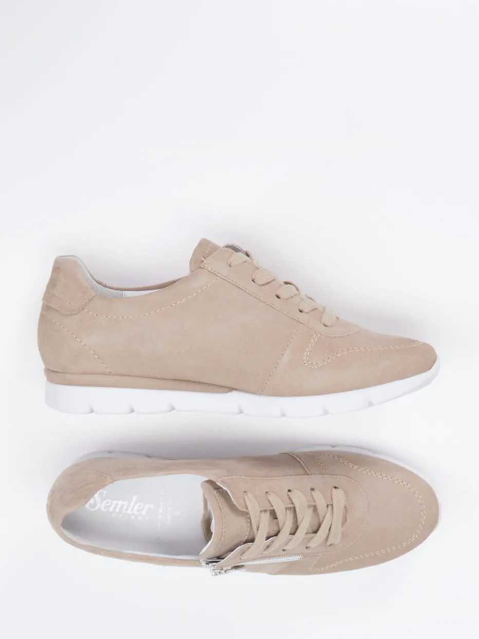– Komfort-Sneaker aus Veloursleder*Semler Hot