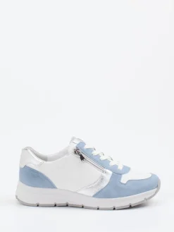 Damen Semler – Komfort-Sneaker aus Kalbleder -blau