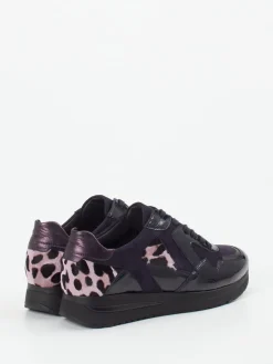 Damen Semler – Komfort-Sneaker aus Veloursleder in Violett