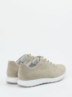 – Komfort-Sneaker aus Veloursleder Beigegrau*Semler Discount