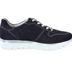 Damen Semler – Komfort-Sneaker aus Veloursleder Dunkel