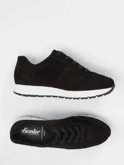 Damen Semler – Komfort-Sneaker aus Stretch- und Veloursleder