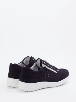 – Komfort-Sneaker aus Veloursleder Dunkel*Semler Hot