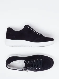 – Komfort-Sneaker aus Veloursleder Dunkel*Semler Hot