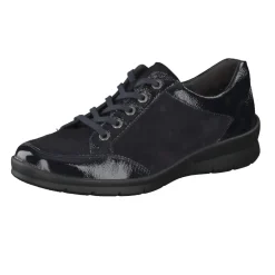 – Komfort-Sneaker aus Lackleder und Veloursleder*Semler Best