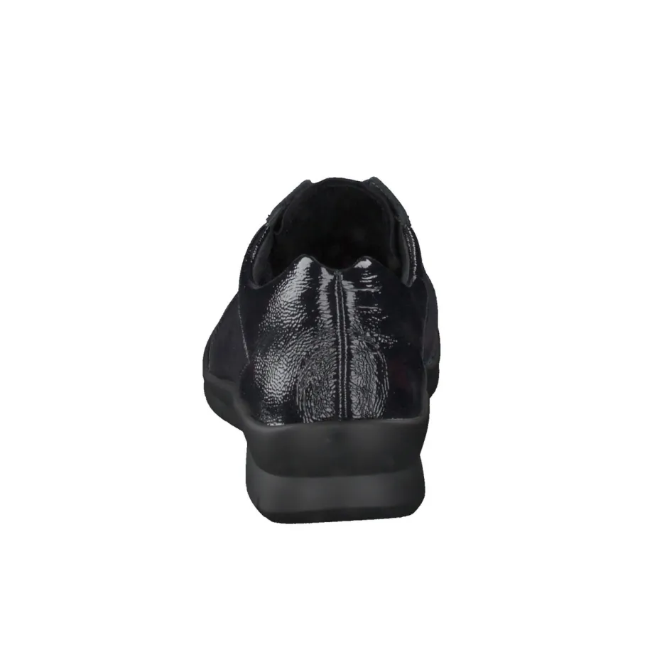 – Komfort-Sneaker aus Lackleder und Veloursleder*Semler Best