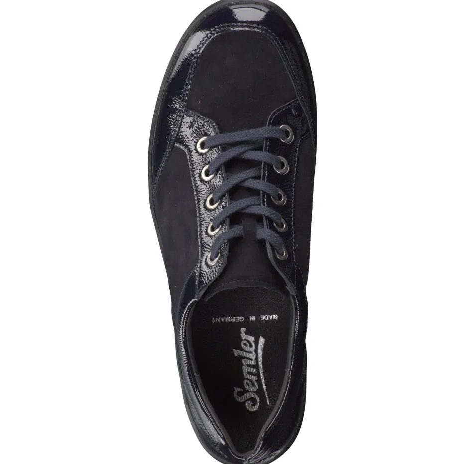 – Komfort-Sneaker aus Lackleder und Veloursleder*Semler Best