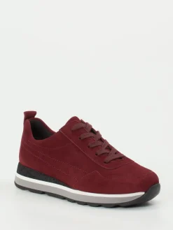– Komfort-Sneaker aus Veloursleder bordeaux*Semler Hot