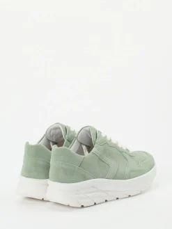 – Komfort-Sneaker aus Veloursleder salbei*Semler Clearance