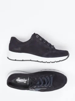 – Komfort-Sneaker aus Veloursleder dunkel*Semler