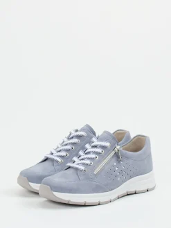 – Komfort-Sneaker aus Veloursleder tauben*Semler Clearance