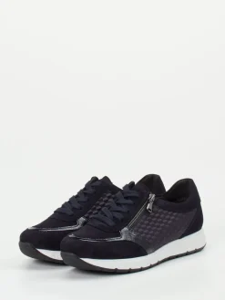 Damen Semler – Komfort-Sneaker aus Veloursleder Dunkel