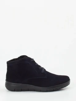 – Komfort-Stiefelette aus Veloursleder Dunkel*Semler Hot