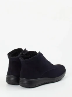 – Komfort-Stiefelette aus Veloursleder Dunkel*Semler Hot