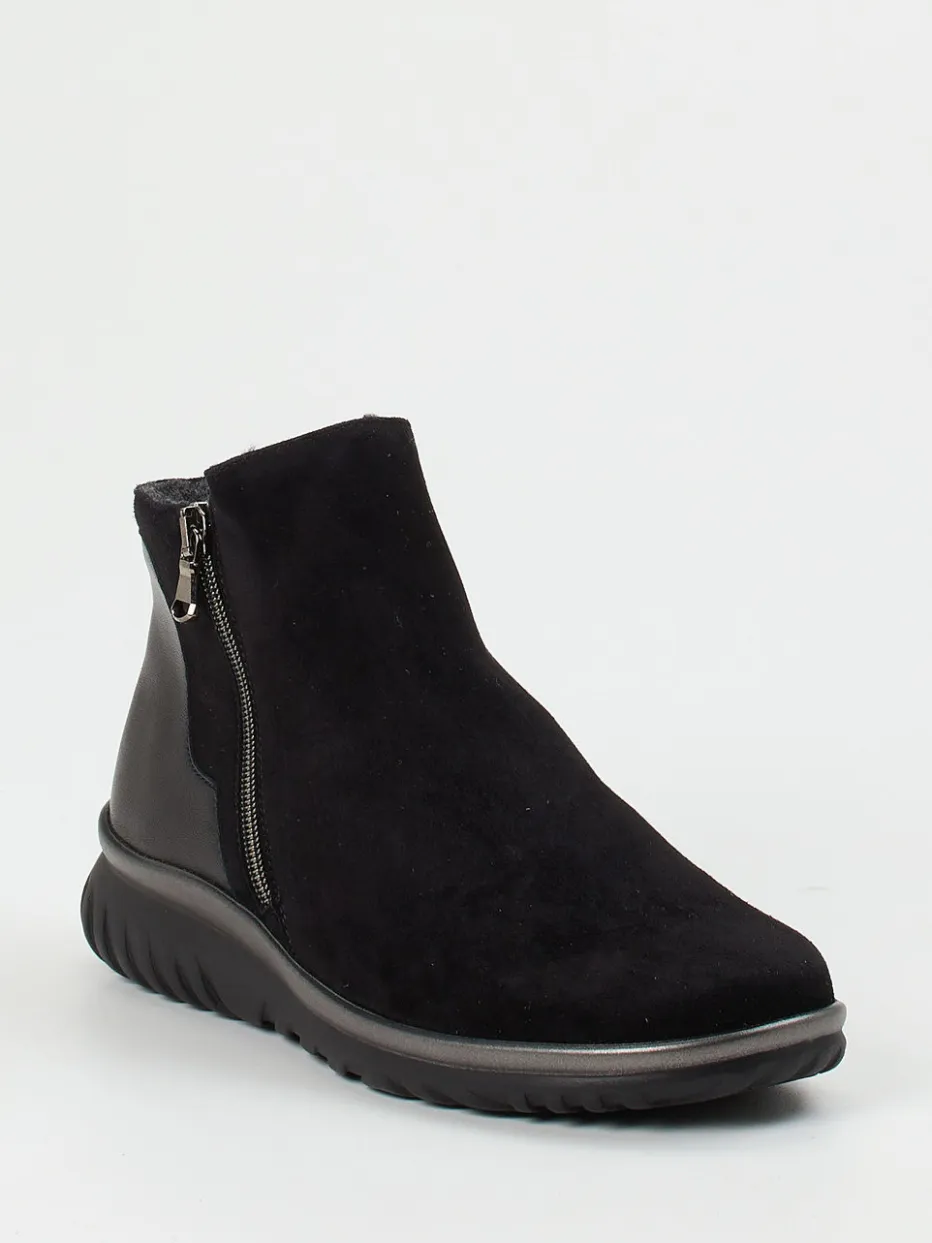 – Komfort-Stiefelette aus Veloursleder*Semler