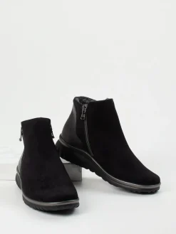 – Komfort-Stiefelette aus Veloursleder*Semler