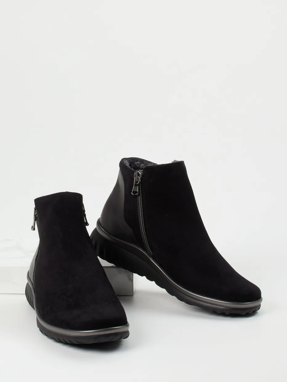 – Komfort-Stiefelette aus Veloursleder*Semler