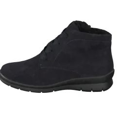 Damen Semler – Komfort-Stiefeletten aus Veloursleder