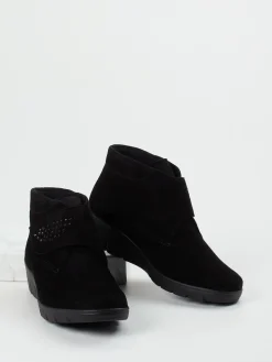 – Komfort-Stiefeletten aus Veloursleder*Semler Discount