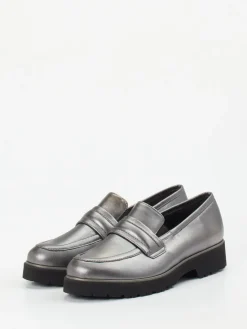 Damen Semler – Loafer aus Metallicleder in