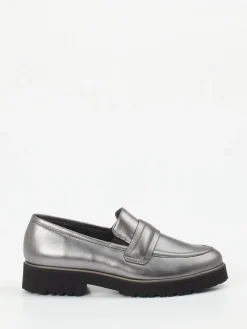 Damen Semler – Loafer aus Metallicleder in