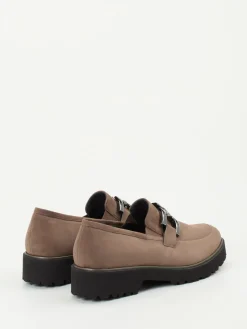 Damen Semler – Loafer aus Nubukleder in Taupe