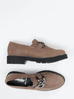 Damen Semler – Loafer aus Nubukleder in Taupe