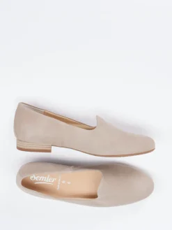 Damen Semler – Loafer aus Veloursleder in Sand