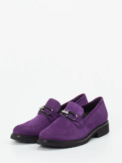– Loafer aus Veloursleder in Violett*Semler Online