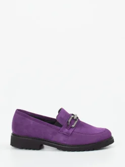 – Loafer aus Veloursleder in Violett*Semler Online