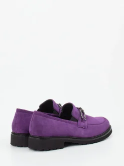 – Loafer aus Veloursleder in Violett*Semler Online