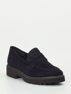 Damen Semler – Loafer aus Veloursleder Dunkel