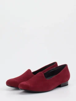 – Loafer aus Veloursleder in Bordeaux*Semler Discount