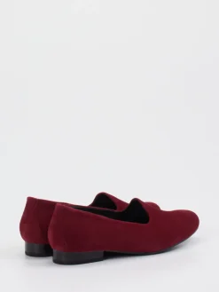 – Loafer aus Veloursleder in Bordeaux*Semler Discount