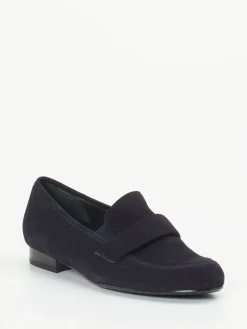 – Loafer aus Veloursleder in Dunkel*Semler Sale