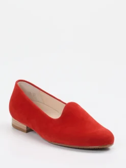 Damen Semler – Loafer aus Veloursleder in Signal