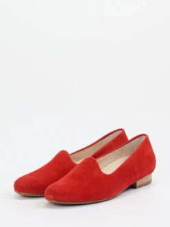 Damen Semler – Loafer aus Veloursleder in Signal