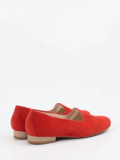 Damen Semler – Loafer aus Veloursleder in Signal