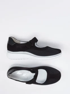 Damen Semler – Mary Jane Sneaker aus Veloursleder