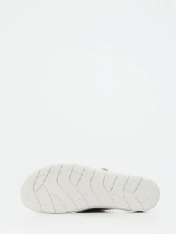 – Pantolette aus Metallic-Veloursleder beige*Semler