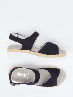 – Plateausandale aus Veloursleder*Semler Online