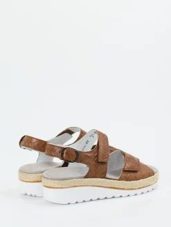 Damen Semler – Sandale aus geprägtem Leder