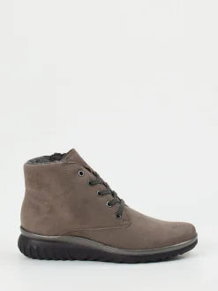 Damen Semler – Schnürboots aus Veloursleder taupe