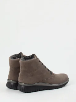 Damen Semler – Schnürboots aus Veloursleder taupe