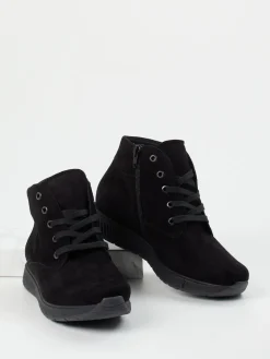 – Schnürboots aus Veloursleder*Semler Discount