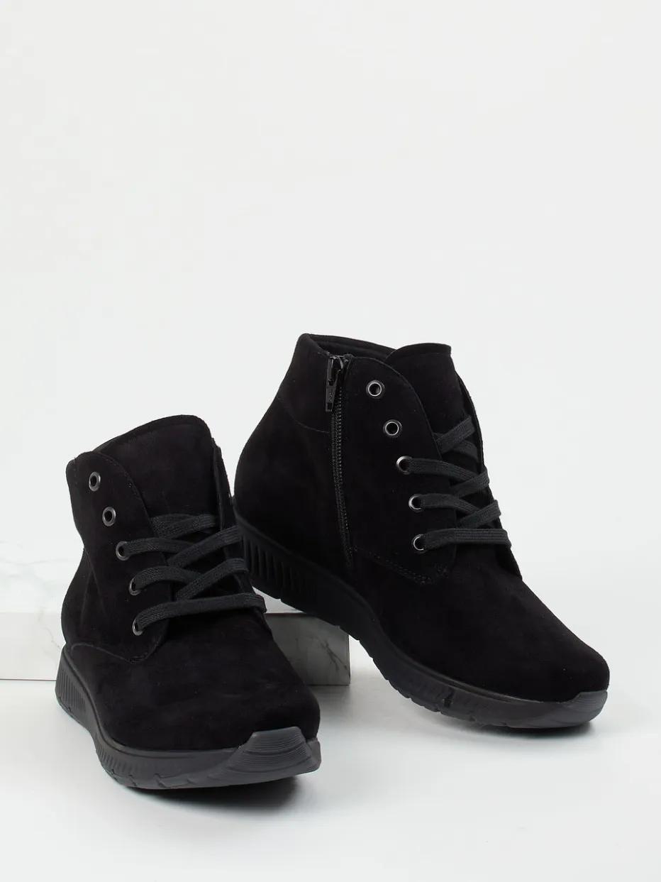 – Schnürboots aus Veloursleder*Semler Discount