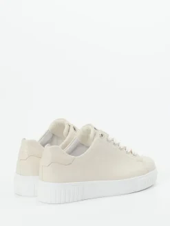 Damen Semler – Schnürschuh aus Kalbleder Cremeweiß