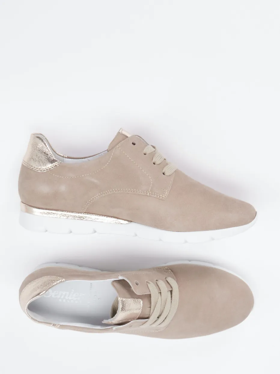 – Schnürschuh aus Veloursleder*Semler New