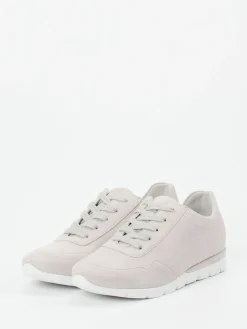 Damen Semler – Schnürschuh aus Veloursleder Hell