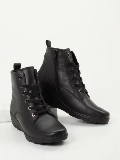 – Schnürstiefelette aus Kalbleder*Semler Sale